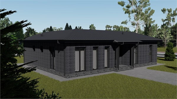 Проект дома из пеноблоков 200 м2 C-267