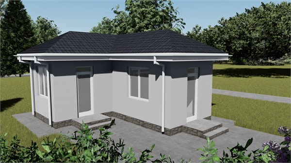 Проект хозблока для дачи G-093