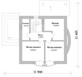 Проект дома B-101. Дом 150 кв с мансардой