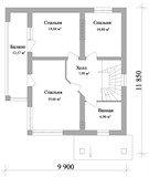 Проект дома C-055. Дом 200 кв м двухэтажный Проект дома C-055. Дом 200 кв м двухэтажный