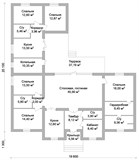 Проект дома E-008. Одноэтажный дом 300 м