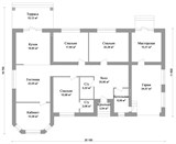 Проект дома D-125. Дом с эркером и гаражом