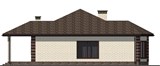 Проект дома D-125. Дом с эркером и гаражом