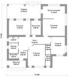 Проект дома B-058. Современный дом 150 кв