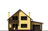 Проект дома C-035. Дом со вторым светом и гаражом