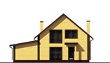 Проект дома C-035. Дом со вторым светом и гаражом