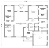 Проект дома E-006. Большой одноэтажный дом