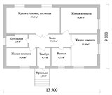Проект дома B-032. Простой дом 150 м2