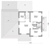 Проект дома F-010. Двухэтажный кирпичный дом с гаражом