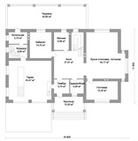 Проект дома F-010. Двухэтажный кирпичный дом с гаражом