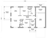 Проект дома C-025. Дом с гаражом, 2 спальни