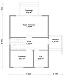 Проект дома A-092. Каркасный дом до 100 м2 Проект дома A-092. Каркасный дом до 100 м2
