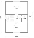 Проект дома A-092. Каркасный дом до 100 м2 Проект дома A-092. Каркасный дом до 100 м2