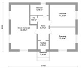 Проект дома A-023. Простой дом