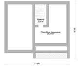 Проект дома C-023. Кирпичный дом с балконом