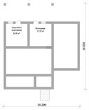 Проект дома E-004. Дом на склоне