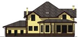 Проект дома F-009. Большой дом с мансардой