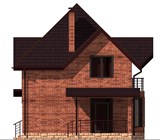 Проект дома A-021. Красивый дом с мансардой