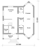 Проект дома C-021. Дом с кабинетом Проект дома C-021. Дом с кабинетом