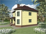 Проект дома C-021. Дом с кабинетом Проект дома C-021. Дом с кабинетом