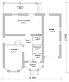 Проект дома D-009. Дом из кирпича 250 кв м