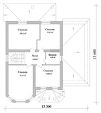 Проект дома D-009. Дом из кирпича 250 кв м