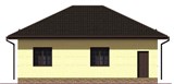 Проект дома A-009. Одноэтажный дом с одной спальней