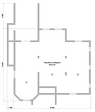 Проект дома F-007. Дом с цокольным этажом и террасой