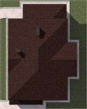 Проект дома B-040. Двухэтажный дом с верандой