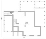 Проект дома F-006. Дом с цокольным этажом и гаражом