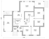 Проект дома F-006. Дом с цокольным этажом и гаражом