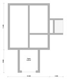 Проект дома B-039. Одноэтажный дом на склоне