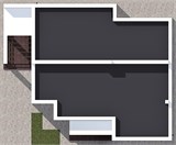 Проект дома C-041. Одноэтажный дом с двумя спальнями