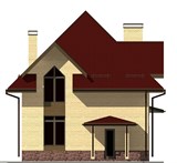 Проект дома B-014. Дом из кирпича до 150 м Проект дома B-014. Дом из кирпича до 150 м