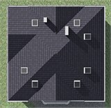 Проект дома B-041. Дом с балконом