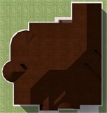 Проект дома F-084. Одноэтажный дом с бассейном