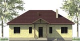 Проект дома B-048. Дом 150 м2 с террасой Проект дома B-048. Дом 150 м2 с террасой