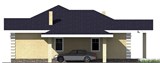 Проект дома B-042. Дом с навесом