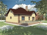 Проект дома C-260. Дом 1 этаж