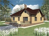 Проект дома C-260. Дом 1 этаж
