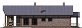Проект дома D-119. Современный дом с террасой