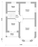 Проект дома B-284. Красивый двухэтажный дом