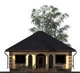 Проект дома B-270. Одноэтажный дом до 150 м с эркером