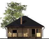 Проект дома B-270. Одноэтажный дом до 150 м с эркером