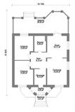 Проект дома B-270. Одноэтажный дом до 150 м с эркером