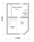 Проект дома B-276. Дом из кирпича с мансардой Проект дома B-276. Дом из кирпича с мансардой
