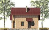 Проект дома B-276. Дом из кирпича с мансардой Проект дома B-276. Дом из кирпича с мансардой