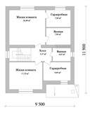 Проект дома C-246. Дом для узкого участка Проект дома C-246. Дом для узкого участка