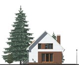 Проект дома B-266. Простой дом с мансардой