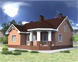 Проект дома B-260. Кирпичный дом Проект дома B-260. Кирпичный дом